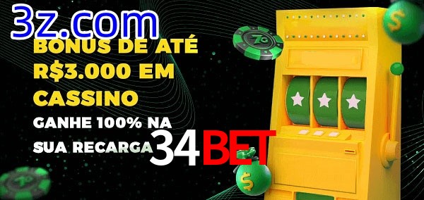 34Bet melhor bônus de depósito